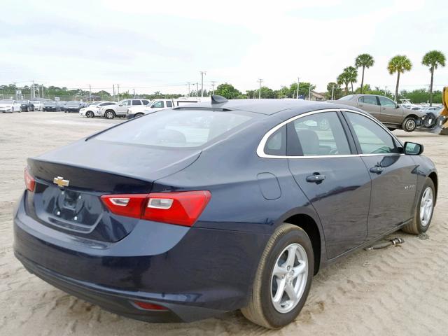 1G1ZB5ST3JF116077 - 2018 CHEVROLET MALIBU LS Mavi foto 4