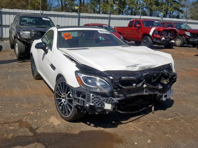 WDDPK3JA1JF149555 - 2018 MERCEDES-BENZ SLC 300 WHITE photo 1