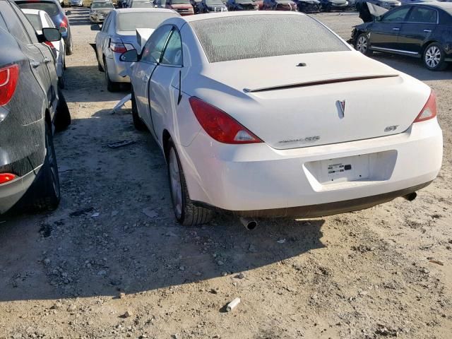 1G2ZH361174193428 - 2007 PONTIAC G6 GT WHITE photo 3