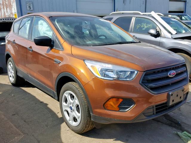 1FMCU0F72HUE25693 - 2017 FORD ESCAPE S ORANGE photo 1