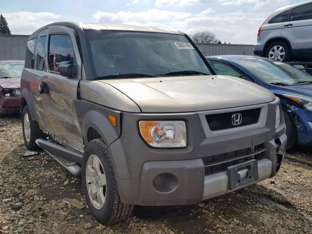 5J6YH28574L030537 - 2004 HONDA ELEMENT EX BEIGE photo 1