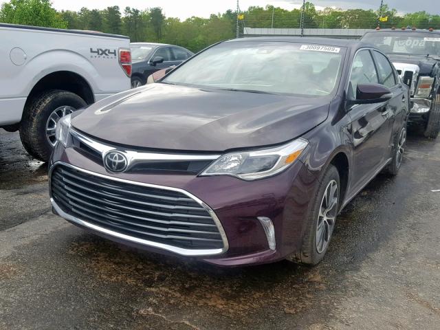4T1BK1EB8JU289119 - 2018 TOYOTA AVALON XLE PURPLE photo 2