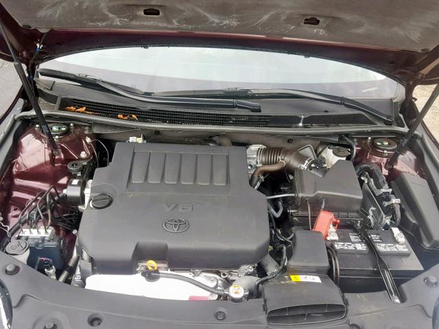 4T1BK1EB8JU289119 - 2018 TOYOTA AVALON XLE PURPLE photo 7