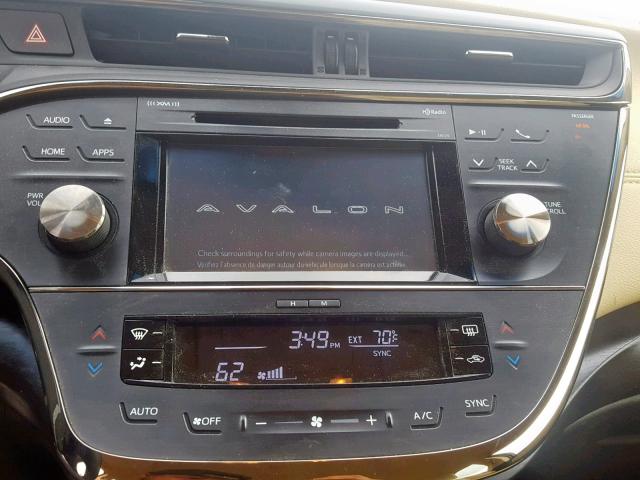 4T1BK1EB8JU289119 - 2018 TOYOTA AVALON XLE PURPLE photo 9