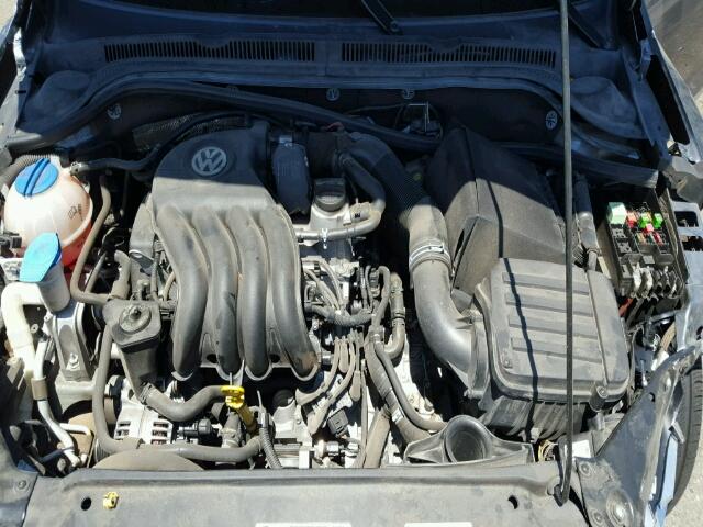 3VW2K7AJ3EM243192 - 2014 VOLKSWAGEN JETTA BASE Մոխրագույն լուսանկար 7