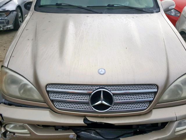 4JGAB57E75A549933 - 2005 MERCEDES-BENZ ML 350 GOLD photo 7