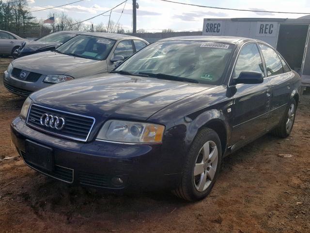 WAULD64B72N064054 - 2002 AUDI A6 2.7T QU BLUE photo 2