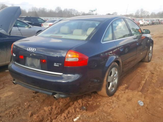 WAULD64B72N064054 - 2002 AUDI A6 2.7T QU BLUE photo 4