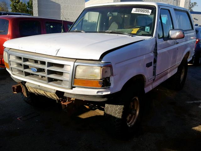 1FMEU15H4RLA30043 - 1994 FORD BRONCO U10 WHITE photo 2