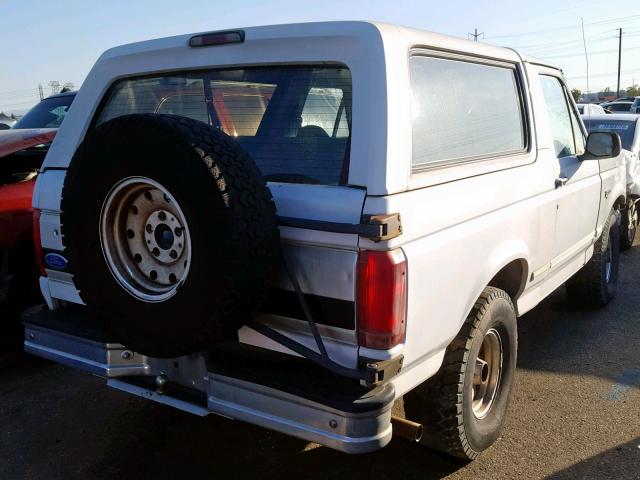 1FMEU15H4RLA30043 - 1994 FORD BRONCO U10 WHITE photo 4