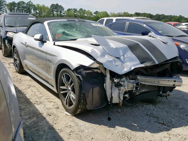 1FATP8FF7H5267417 - 2017 FORD MUSTANG GT SILVER photo 1