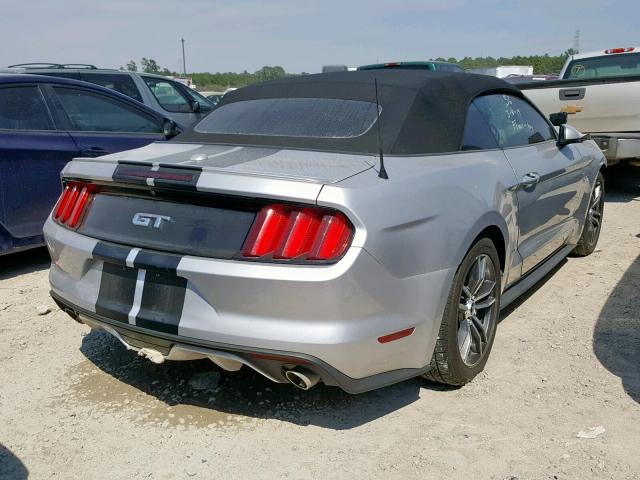 1FATP8FF7H5267417 - 2017 FORD MUSTANG GT SILVER photo 4