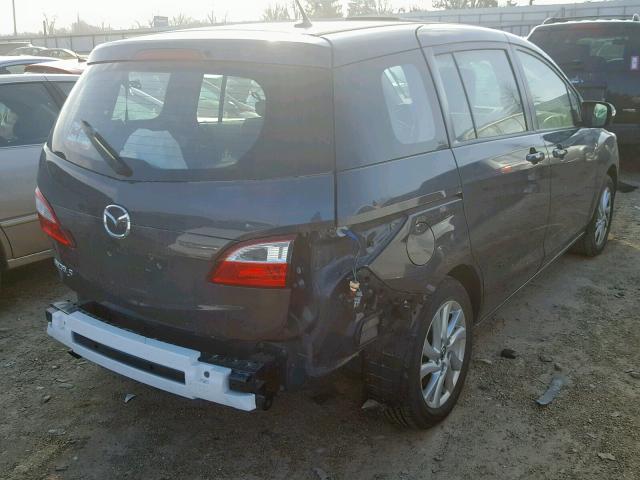 JM1CW2BL5F0183340 - 2015 MAZDA 5 SPORT BLACK photo 4