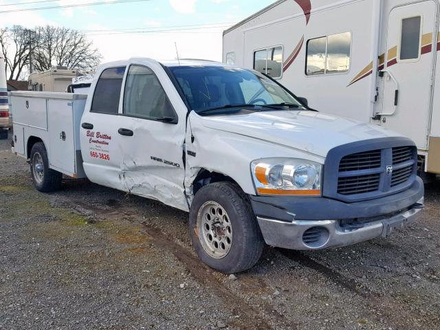 3D7KR28D36G121245 - 2006 DODGE RAM 2500 S თეთრი ფოტო 1