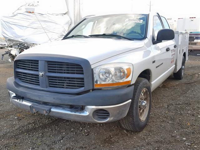3D7KR28D36G121245 - 2006 DODGE RAM 2500 S თეთრი ფოტო 2