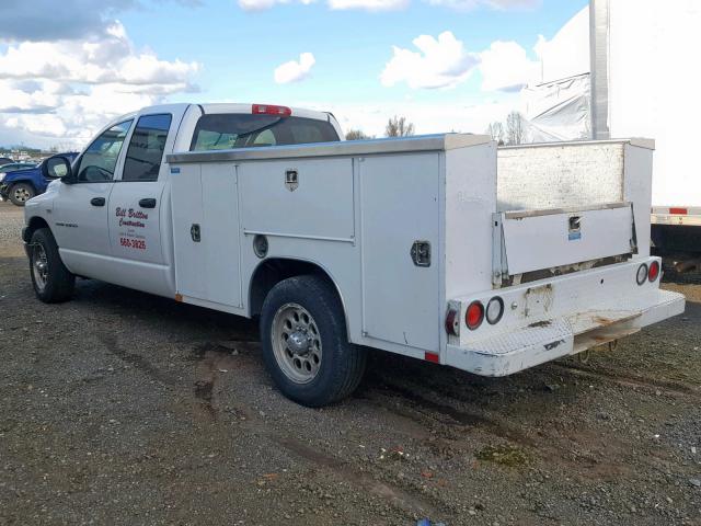 3D7KR28D36G121245 - 2006 DODGE RAM 2500 S თეთრი ფოტო 3