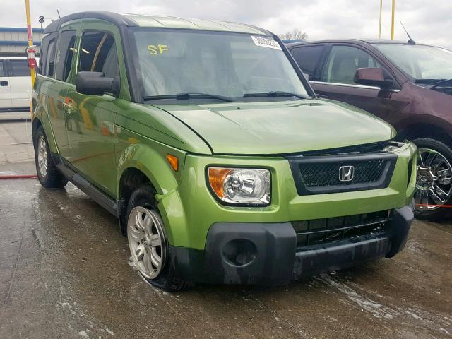 5J6YH187X6L004173 - 2006 HONDA ELEMENT EX GREEN photo 1