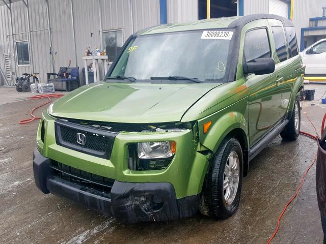 5J6YH187X6L004173 - 2006 HONDA ELEMENT EX GREEN photo 2