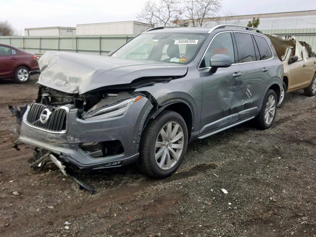 YV4A22PK4G1053318 - 2016 VOLVO XC90 T6 GRAY photo 2