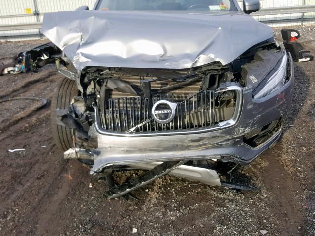 YV4A22PK4G1053318 - 2016 VOLVO XC90 T6 GRAY photo 7