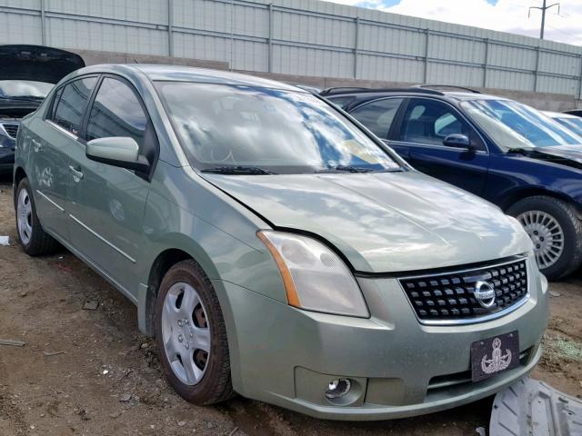 3N1AB61E28L658254 - 2008 NISSAN SENTRA 2.0 GREEN photo 1