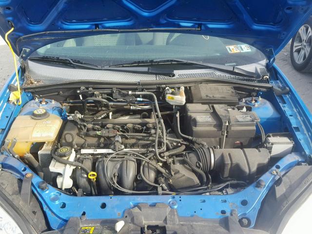 1FAFP34N27W118822 - 2007 FORD FOCUS ZX4 BLUE photo 7