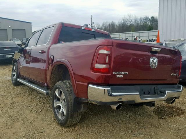 1C6SRFJT6KN522011 - 2019 RAM 1500 LARAM RED photo 3