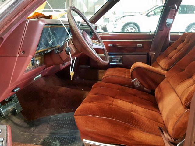 2G2AT69H2E9706525 - 1984 PONTIAC PARISIENNE MAROON photo 5