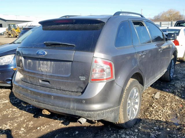 2FMDK4JC8ABB27165 - 2010 FORD EDGE SEL GRAY photo 4