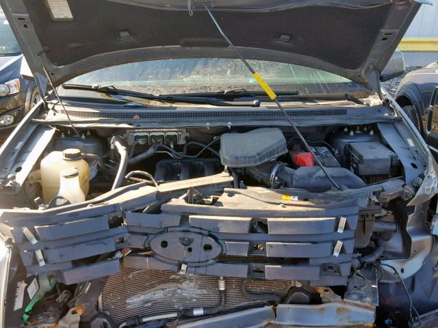 2FMDK4JC8ABB27165 - 2010 FORD EDGE SEL GRAY photo 7