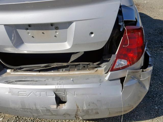 1G8AG52F95Z149437 - 2005 SATURN ION LEVEL BLACK photo 9