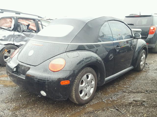 3VWCK21YX3M324563 - 2003 VOLKSWAGEN NEW BEETLE შავი ფოტო 4