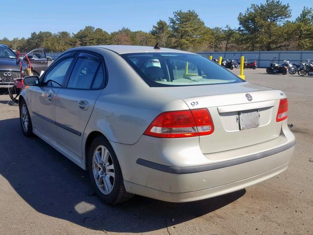 YS3FD49Y171007695 - 2007 SAAB 9-3 2.0T GRAY photo 3