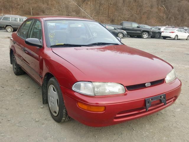 1Y1SK5360PZ060099 - 1993 GEO PRIZM BASE წითელი ფოტო 1