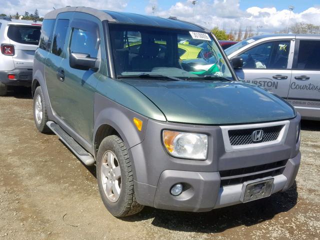 5J6YH28664L002320 - 2004 HONDA ELEMENT EX GREEN photo 1