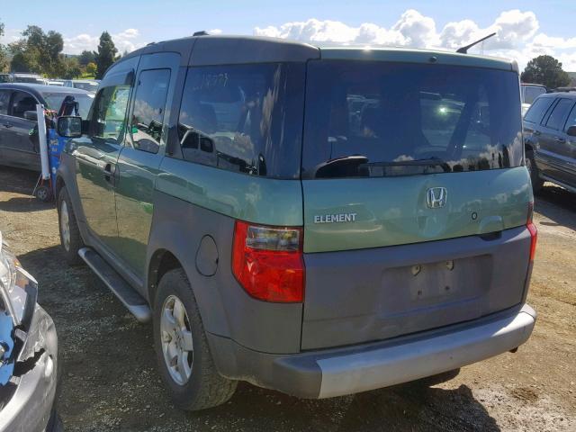 5J6YH28664L002320 - 2004 HONDA ELEMENT EX GREEN photo 3