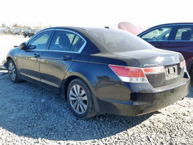 1HGCP2F89BA053974 - 2011 HONDA ACCORD EXL BLACK photo 3