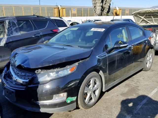 1G1RH6E45CU120901 - 2012 CHEVROLET VOLT BLACK photo 2