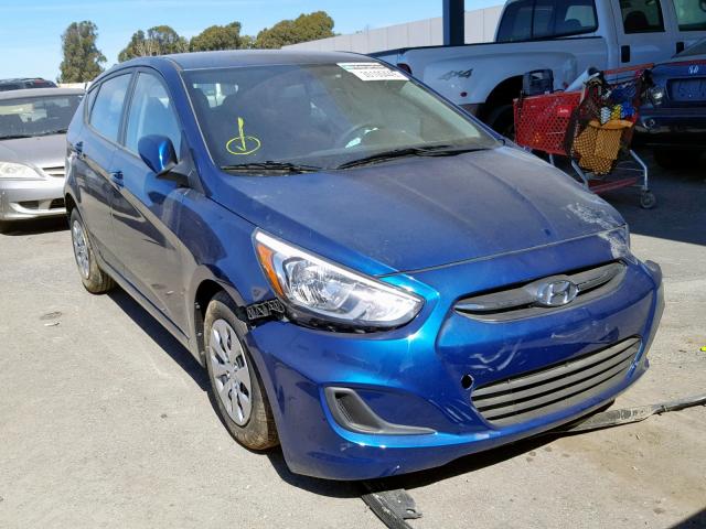 KMHCT5AEXHU342647 - 2017 HYUNDAI ACCENT SE BLUE photo 1