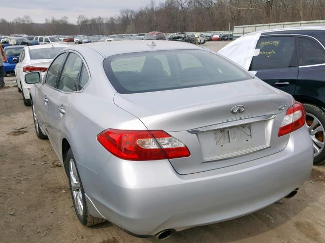 JN1BY1ARXBM371167 - 2011 INFINITI M37 X SILVER photo 3