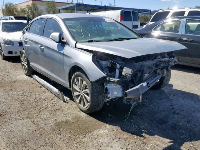 5NPE34AF0FH136504 - 2015 HYUNDAI SONATA SPO SILVER photo 1