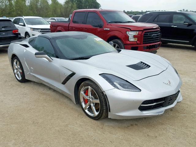 1G1YF2D76F5116876 - 2015 CHEVROLET CORVETTE S SILVER photo 1