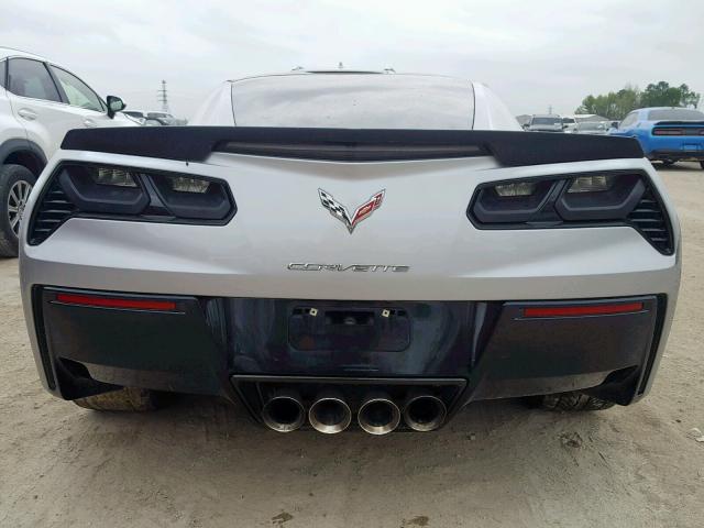 1G1YF2D76F5116876 - 2015 CHEVROLET CORVETTE S SILVER photo 6