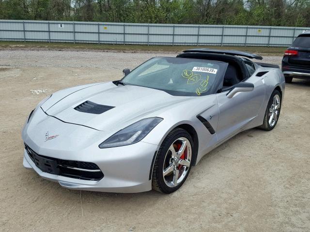 1G1YF2D76F5116876 - 2015 CHEVROLET CORVETTE S SILVER photo 9