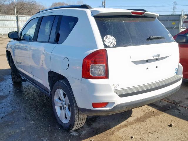 1J4NT1FA1BD139790 - 2011 JEEP COMPASS SP Ақ фото 3