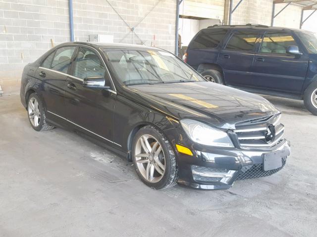 WDDGF4HB6ER313380 - 2014 MERCEDES-BENZ C 250 BLACK photo 1