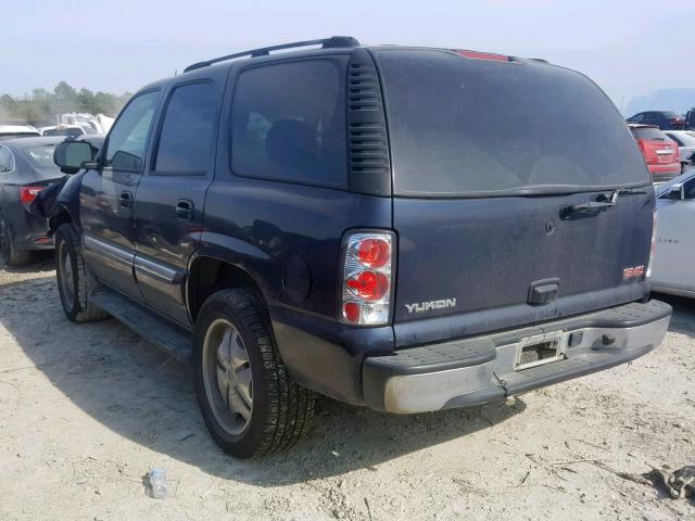 1GKEC13V15R146408 - 2005 GMC YUKON BLUE photo 3