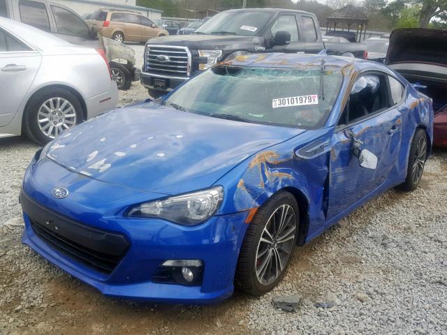 JF1ZCAC14G8601017 - 2016 SUBARU BRZ 2.0 LI BLUE photo 2