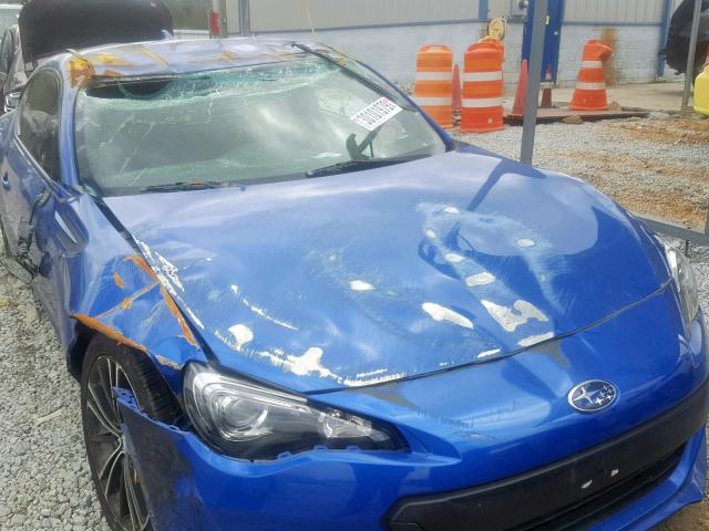 JF1ZCAC14G8601017 - 2016 SUBARU BRZ 2.0 LI BLUE photo 9