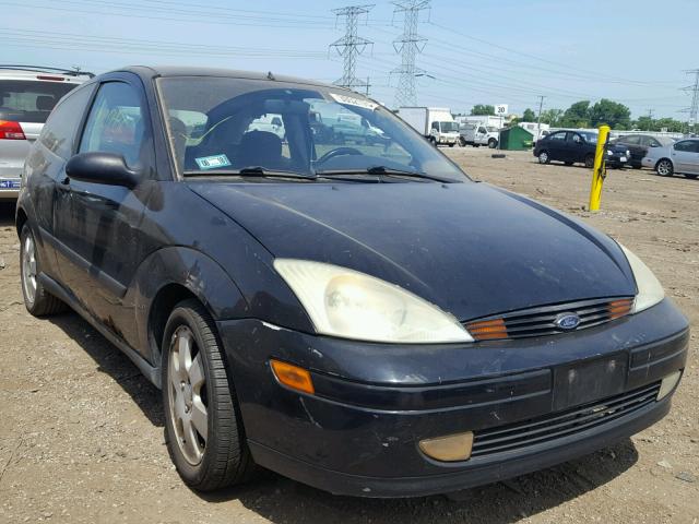 3FAFP31332R218846 - 2002 FORD FOCUS ZX3 BLACK photo 1